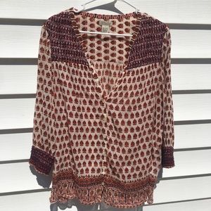 Lucky Brand Tunic Top